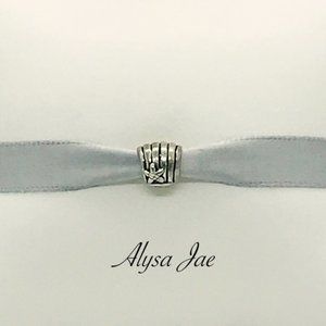 Clamshell & Starfish European Bead, Antiqued, 925